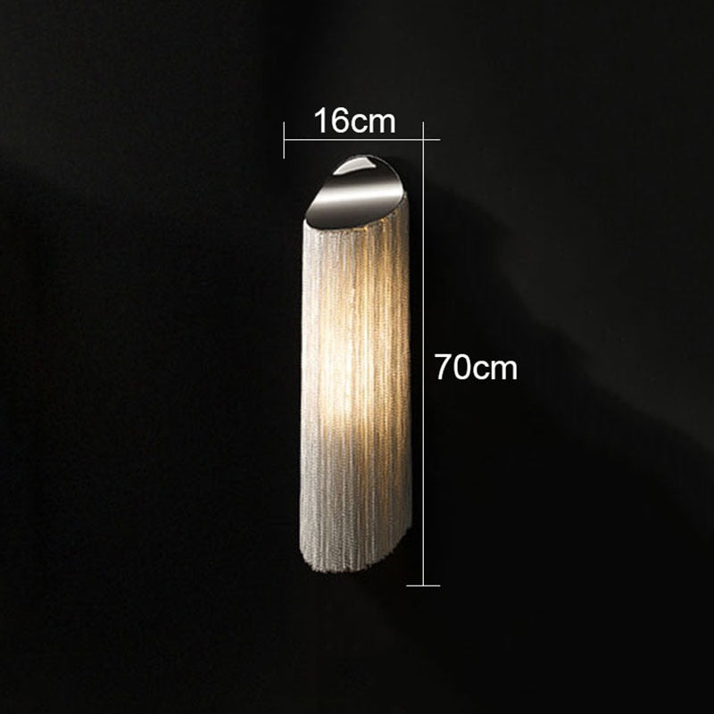 Modern Simple Tassel Wall Lamp Living Room Background Bedroom Bedside Hotel Homestay Staircase