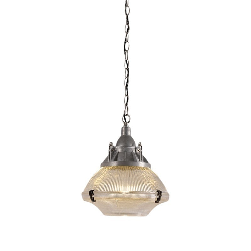 Industrial Vintage Cast Aluminum Crystal Glass Pendant Lights Designer Home Decor Loft Dining/Model