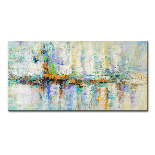 Handcrafted Large Abstract Oil Painting - Modern Home Decor Canvas Art Printings