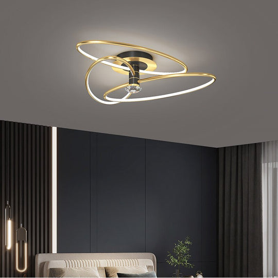 Postmodern Nordic Creative Rotatable Living Room Ceiling Light Ceiling