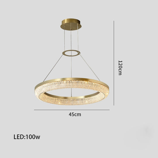 Hanna - Luxury Crystal Chandelier For Living Room Dining Pendant Light