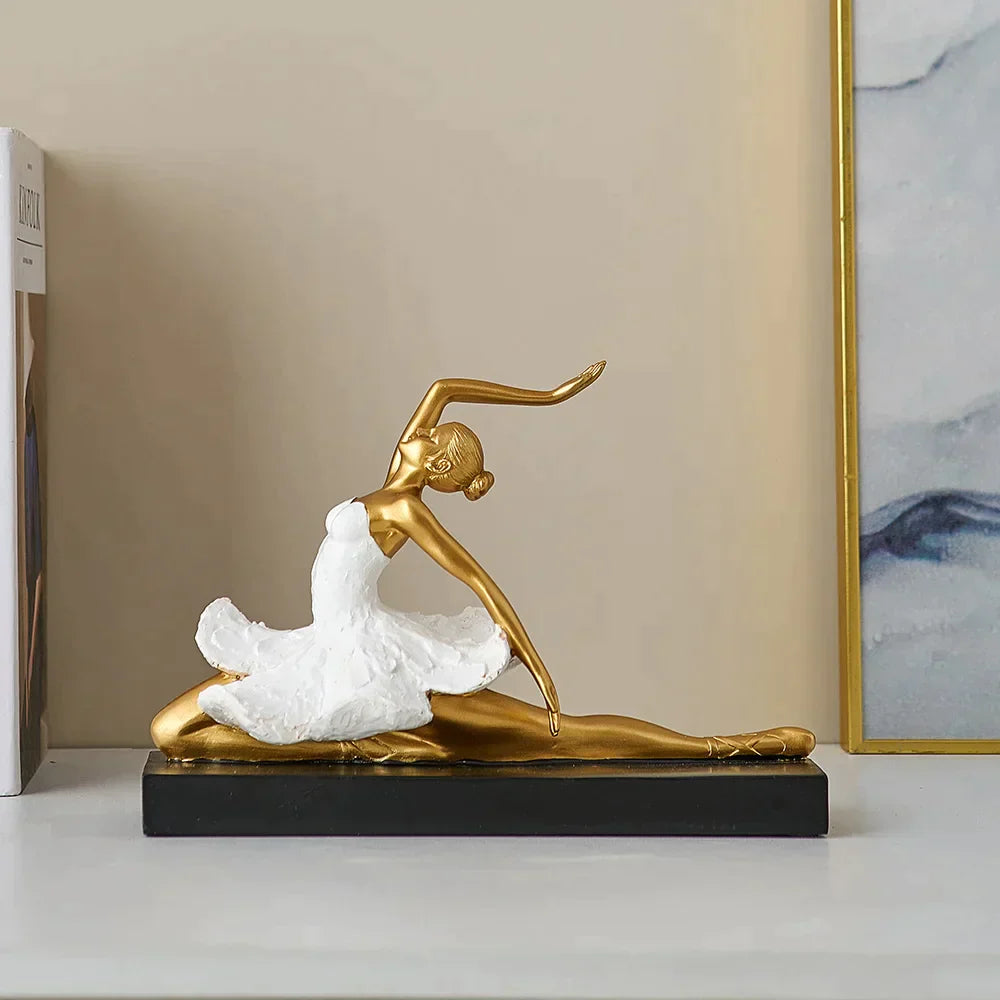 Ballet Dancer Nordic - Style Desktop Decoration Modern Home Accessories Light Luxury Art Office