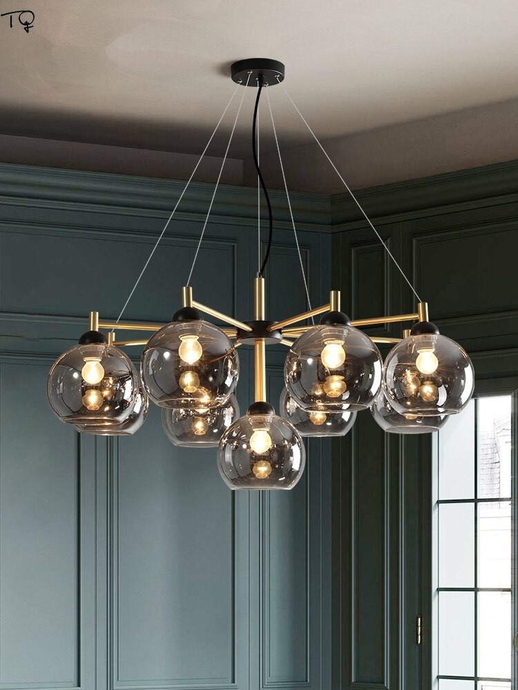 Designer Luxury Minimalist Industrial Chandelier Lighting Led E27 Postmodern Suspension Luminaire