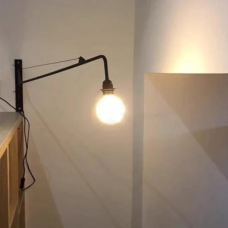 Modern Long Arm Wall Light Home Indoor Decor Lamp For Office/Study Room Nordic Designer Lights