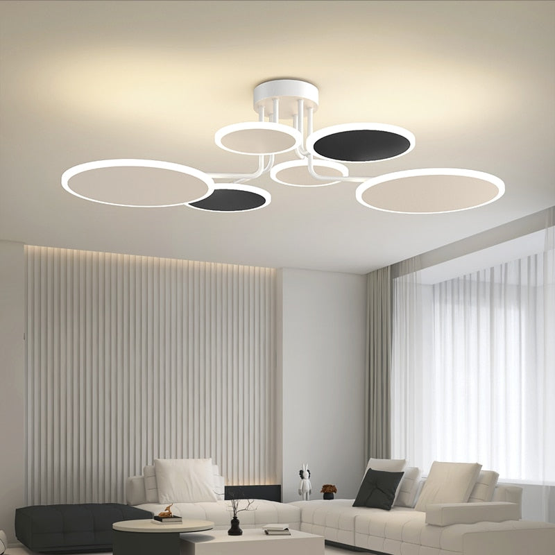 Nordic Minimalist Led Ceiling Chandeliers For Living Room Bedroom Dining Table Lamp Home Fixture