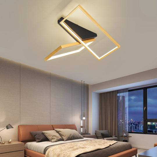 Modern Led Chandelier Lighting For Living Room Bedroom Dining Kitchen Gold Or Black Finished 90 -