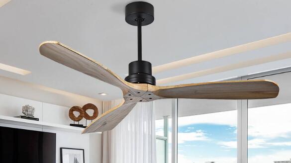 Nordic Ceiling Fan For Home And Restaurant - 42/52 Inch American Retro Style Remote - Controlled