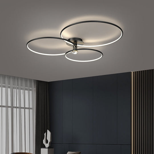 Postmodern Nordic Creative Rotatable Living Room Ceiling Light Ceiling