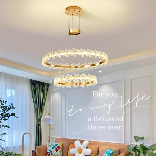 Modern Crystal Led Chandeliers Lamp For Home Living Dining Room Deco Lights Bedroom Table Lighting