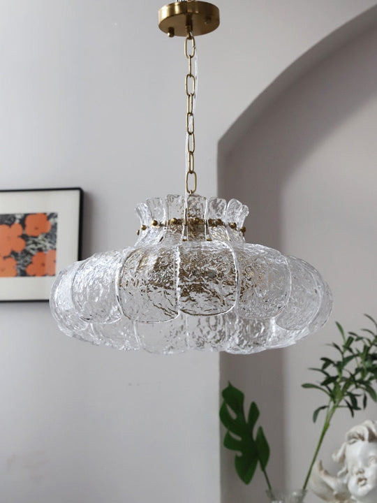 Vintage-Style Handmade Retro Glass Chandelier Lamp For Elegant Bedroom Home Decor Chandelier