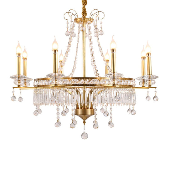 Royale Cuivre - French Luxury Full Copper Living Dining Room Bedroom Led Pendant Light Chandelier