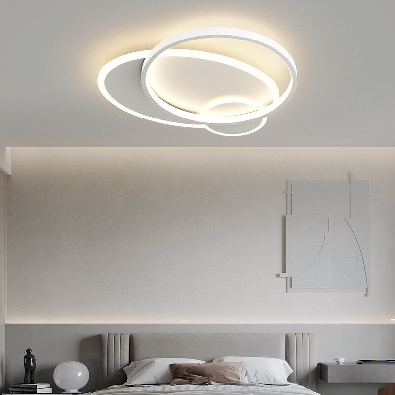 Minimalist Chandeliers Creative Simple Postmodern Ultra - Thin Living Room Light Lighting Nordic