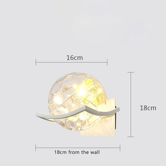 Gypsophila Led Wall Lamps Bedside Aisle Entrance Corridor Bedroom Interior Sconces Modern Antler