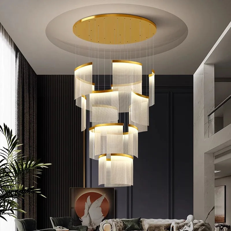 Skyler Nordic Stair Chandelier - Versatile Pendant Lights For Living And Dining Rooms Light