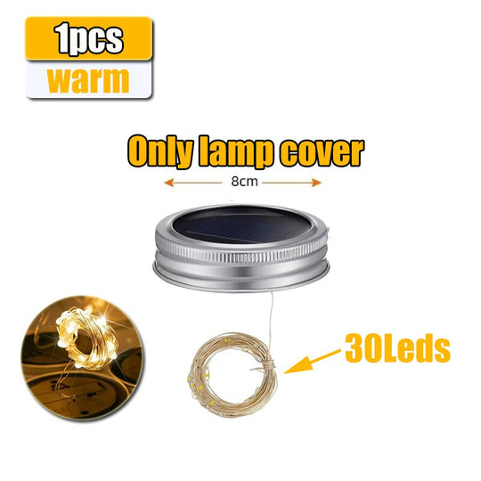 Solar Glass Crack Lights: Distinctive Fairy Lighting For Gazebos And Patios Cover Warm 1Pcs Lights