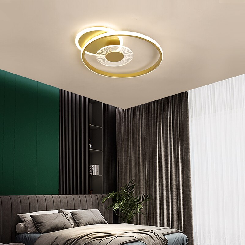 Nordic Square Living Room Bedroom Ceiling Lights Personality Creative Recessed Led Lamp Minimalist