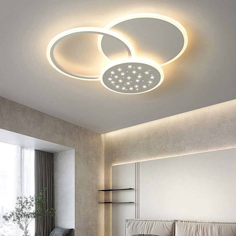 Nordic Luxury Hall Main Lamp Living Room Led Chandeliers Bedroom Home Decoration Modern Minimalist