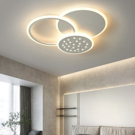 Nordic Luxury Hall Main Lamp Living Room Led Chandeliers Bedroom Home Decoration Modern Minimalist