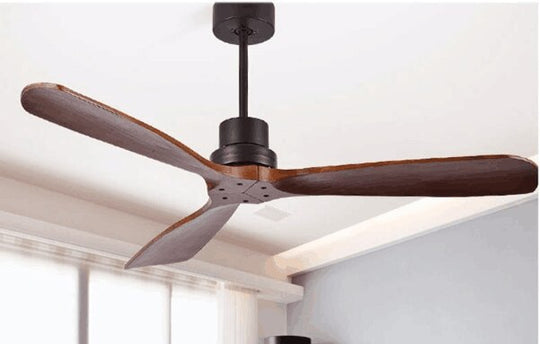 Nordic Ceiling Fan For Home And Restaurant - 42/52 Inch American Retro Style Remote - Controlled