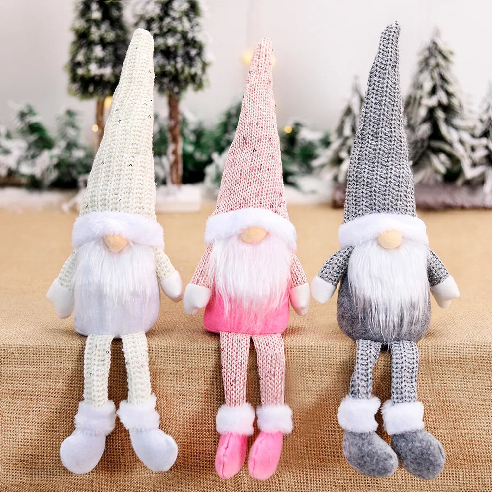 Christmas Faceless Doll Gnome Merry Decorations For Home Cristmas Ornament Xmas Navidad Natal New