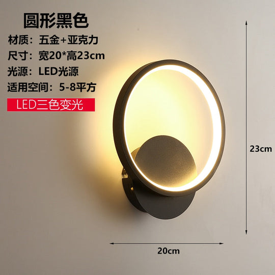 Led Bedside Wall Sconce Lamp For Living Room Bedroom Stair Modern Art Interior Lights Light Fixture