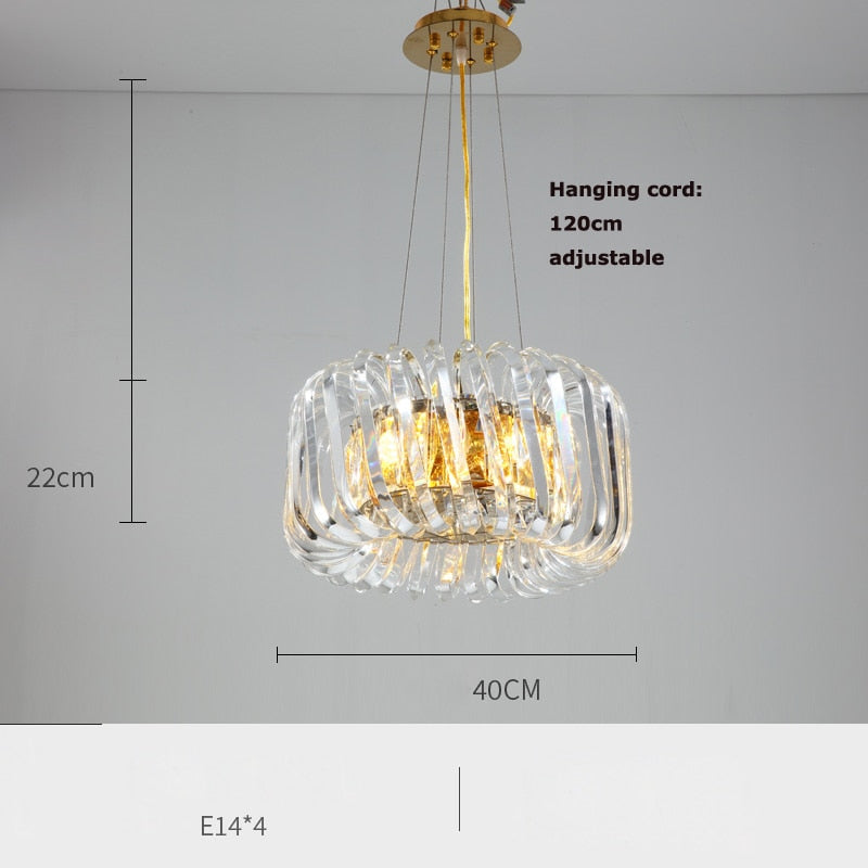 Led Dimmable Luminária De Teto Pendente Ceiling Chandelier Lighting New Trend Lustres Para Sala