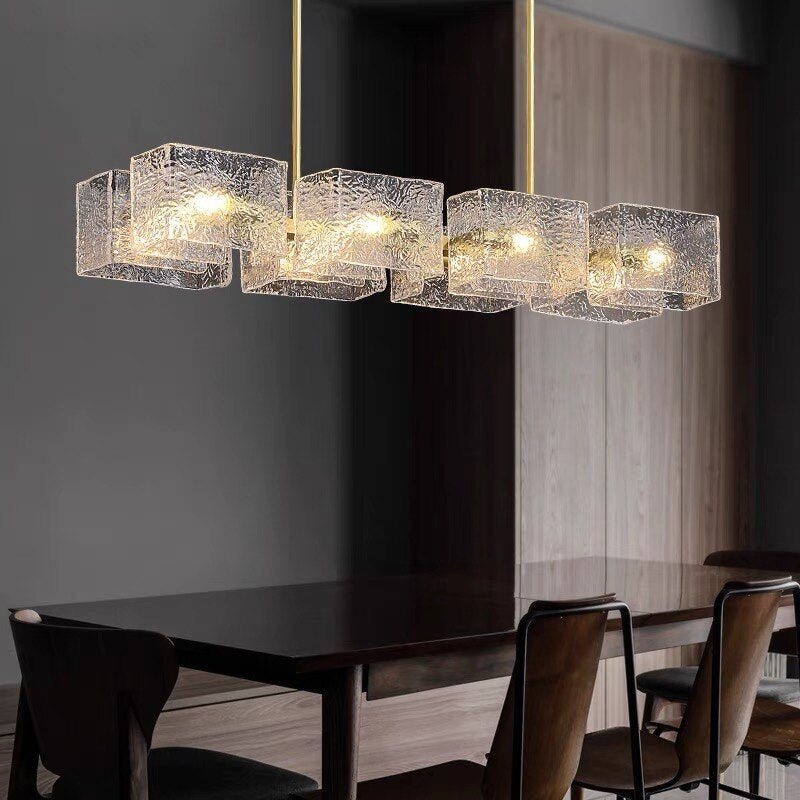 New Creative Crystal Chandelier Modern Luxury Living Room Restaurant Pendant Light Irregular Luster