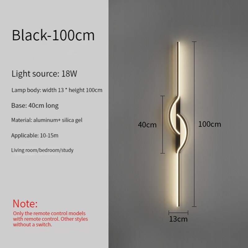 Led Bedside Wall Sconce Lamp For Living Room Bedroom Stair Modern Art Interior Lights Light Fixture