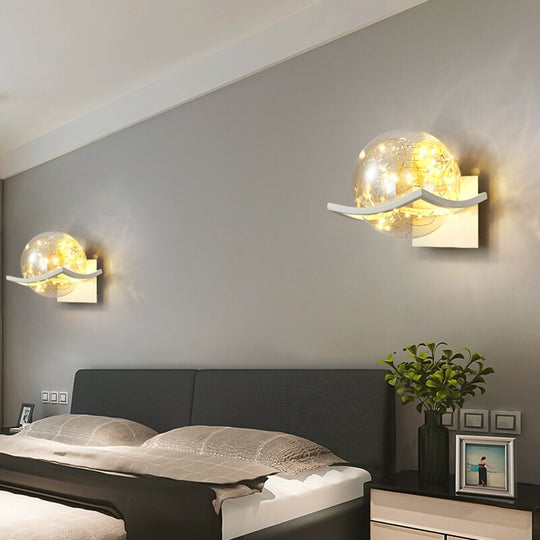 Gypsophila Led Wall Lamps Bedside Aisle Entrance Corridor Bedroom Interior Sconces Modern Antler