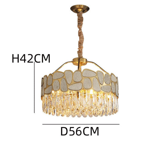 Crystals Ceiling Chandelier New Trend Modern Suspension Lustre Chandeliers For Dining Room Lighting