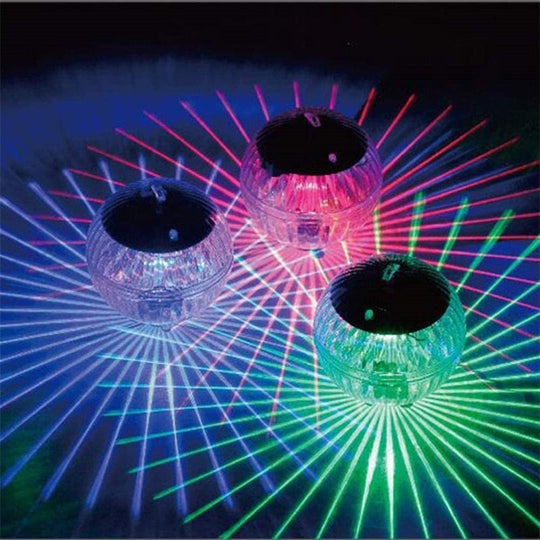 Led Solar Floating Light Waterproof Swimming Pool Lamp Color Changing Garden Decoration Lawn Lights