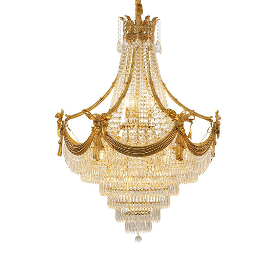 Crown Royale - Creative Personality Shape Crystal Chain Decorative Chandelier Chandelier