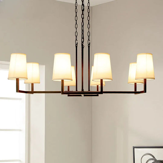 Harper American Industrial Chandelier - Vintage Loft - Style Hanging Lights For Living And Dining