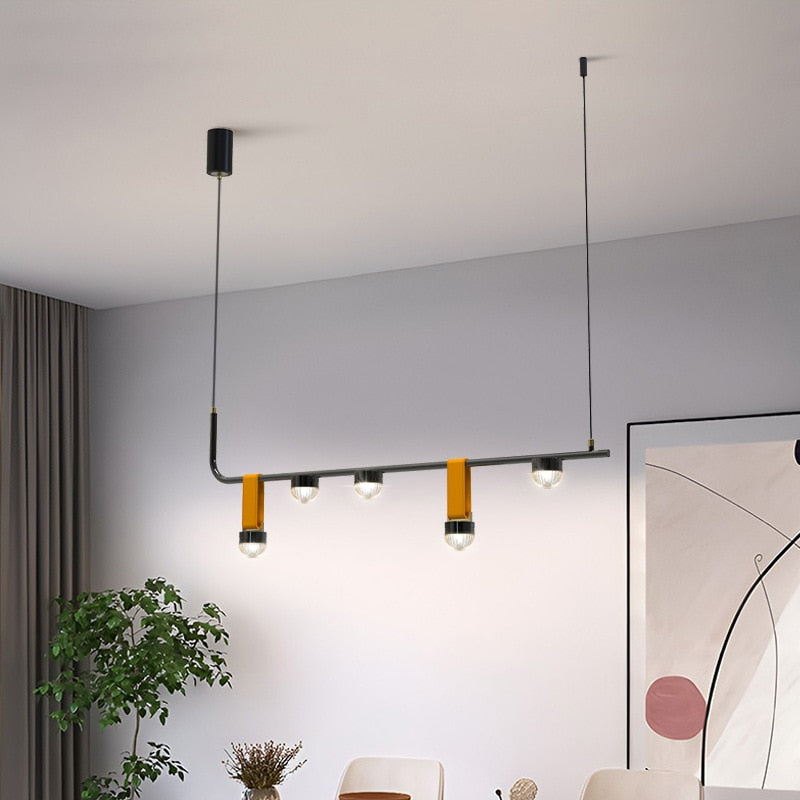 Creative Restaurant Pendant Lamp Northern Europe Simple Long Bar Front Light Luxury Personality