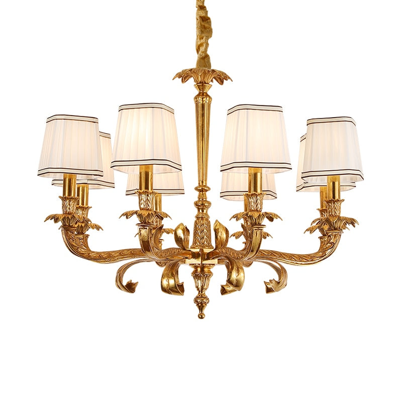 Grandeur - European Vintage Chandelier Simple Luxury Golden Home Living Dining Room Decoration