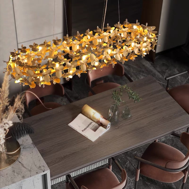 Modern Lustre Pendant Lamp Led Chandelier For Living Dining Room Kitchen Lighting Fixtures Home Art