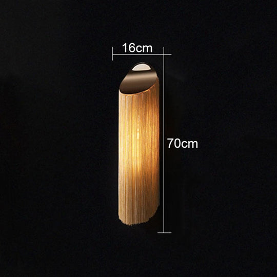 Modern Simple Tassel Wall Lamp Living Room Background Bedroom Bedside Hotel Homestay Staircase