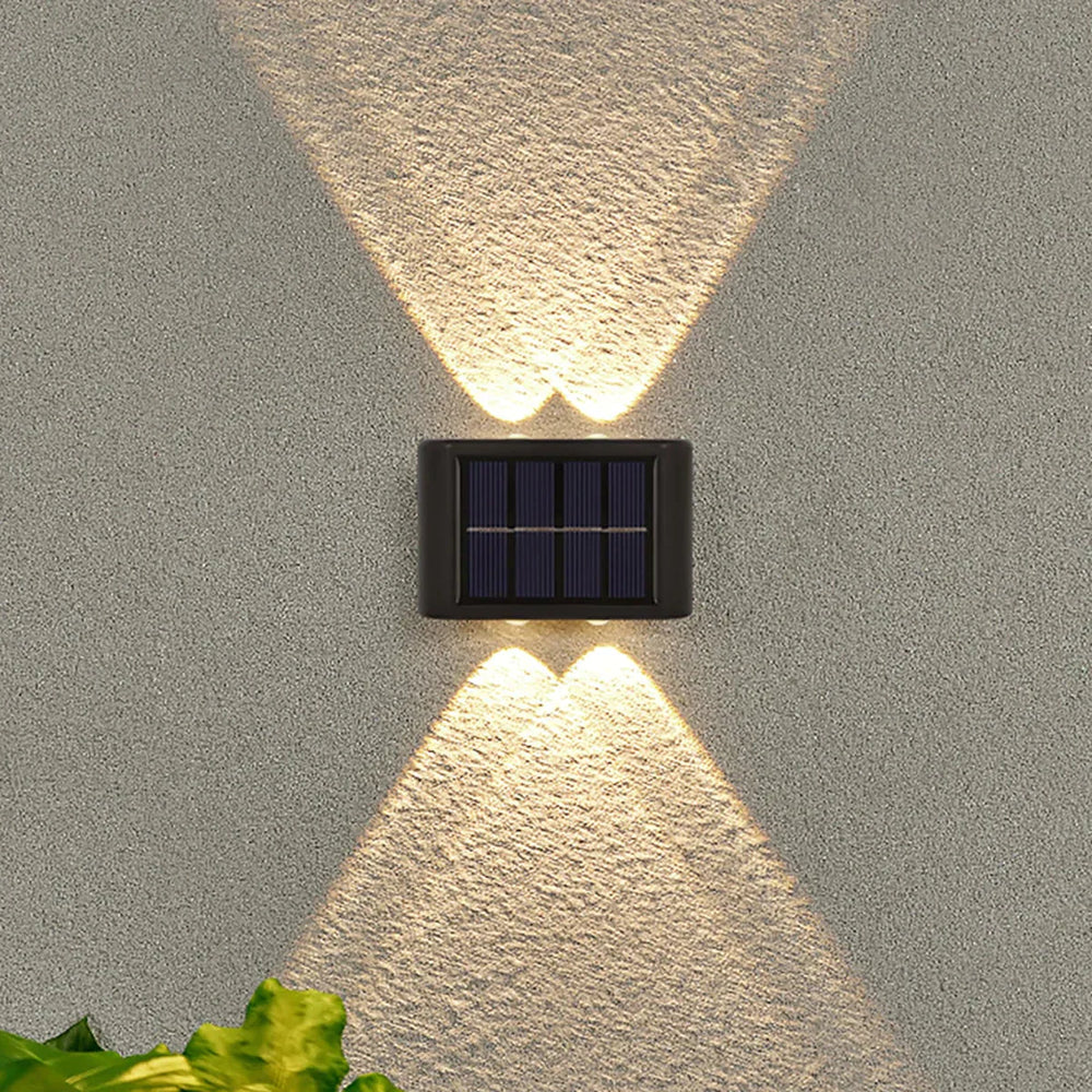 Solar Wall Lamp Outdoor Waterproof Up And Down Luminous Lighting Lamps