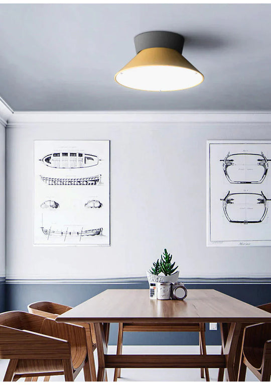 Simple Modern Living Room Light Bar Bedroom Study Color Macarone Ceiling