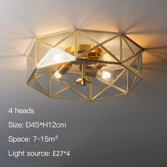 Modern Style Gold Copper Design Led Chandelier For Living Room Bedroom Dining Kitchen Villa Ceiling