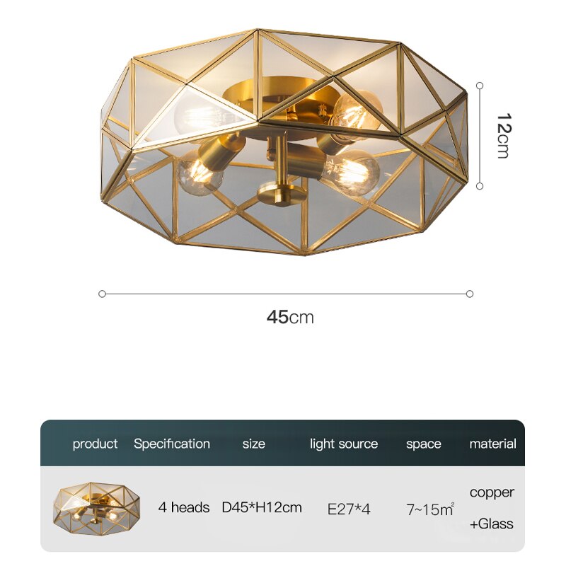 Modern Style Gold Copper Design Led Chandelier For Living Room Bedroom Dining Kitchen Villa Ceiling