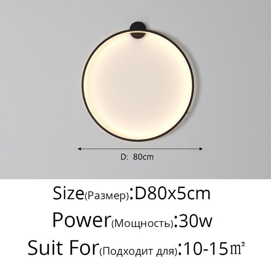 New Minimalist Led Wall Lamps For Bedroom Bedside Sofa Background Light Stairwell Aisle Hallway