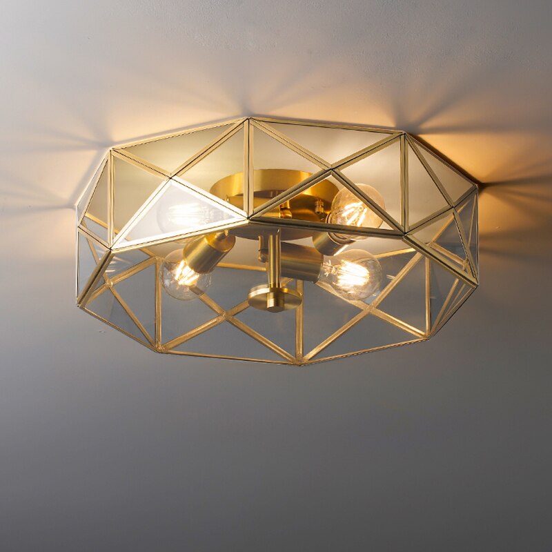 Modern Style Gold Copper Design Led Chandelier For Living Room Bedroom Dining Kitchen Villa Ceiling