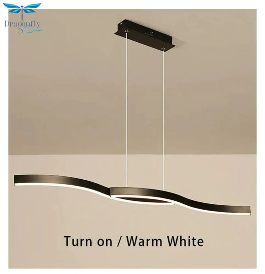 Acrylic Modern Led Pedant Light Hanging Lamp 120Cm 100Cm New Pendant For Dining Room Kitchen Office