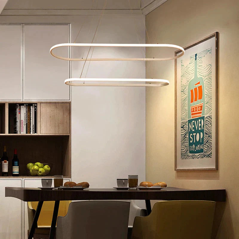 Acrylic Modern Led Pendant Light For Dining Room Living Kitchen Luminaires Lamp Hanging Fixtures