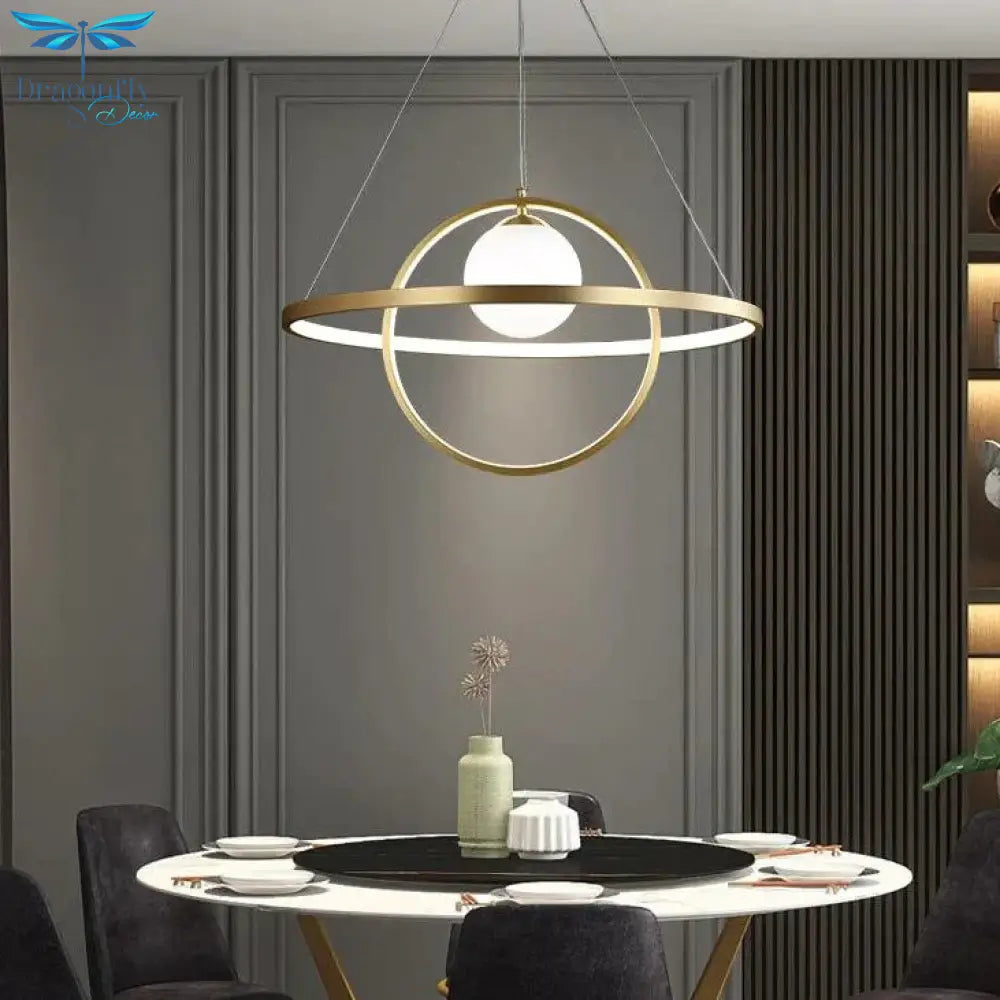 All - Copper Creative Lamps Simple Chandelier Luxury Modern Restaurant Nordic Style Minimalist
