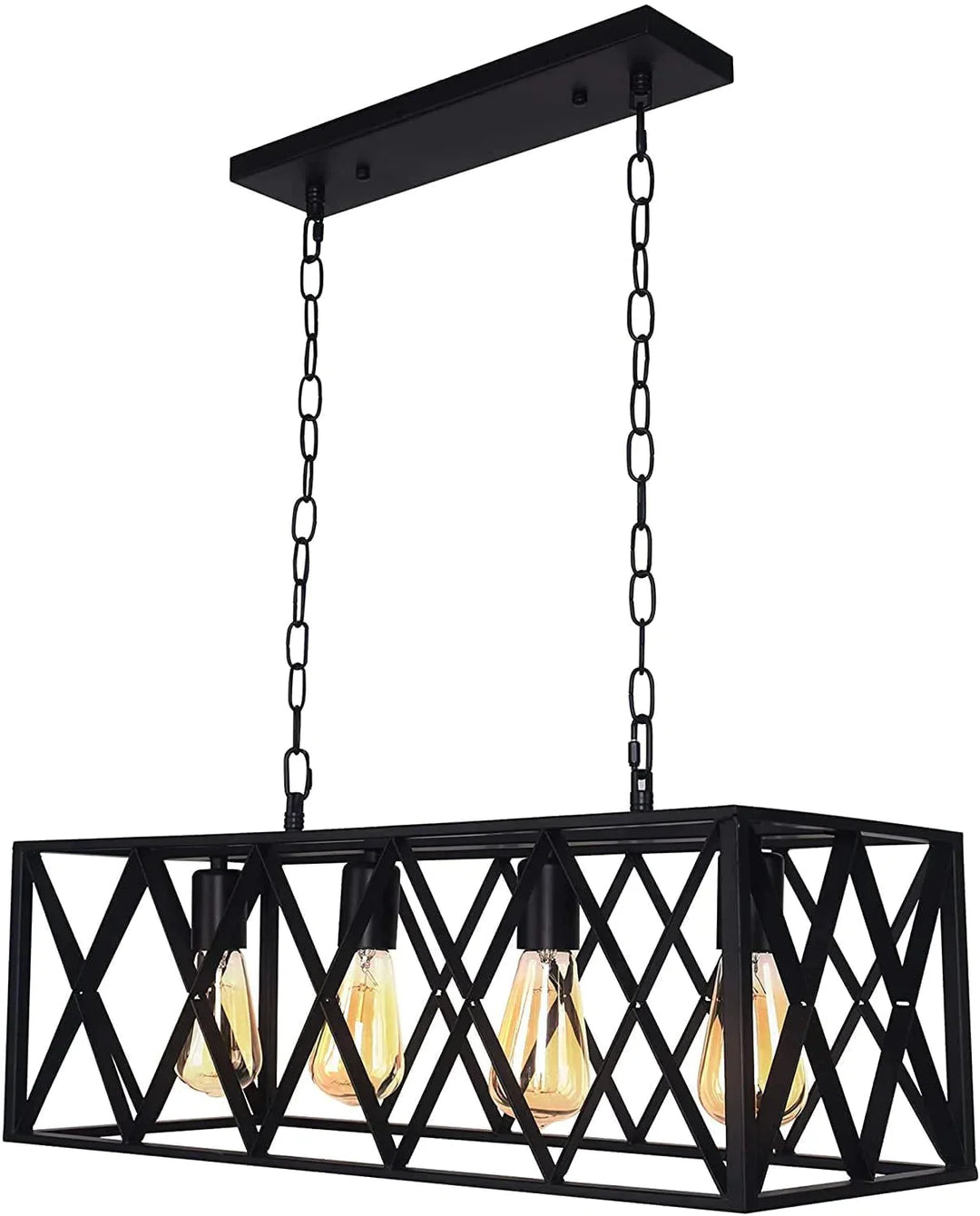 American Retro Iron Chandelier Pendant