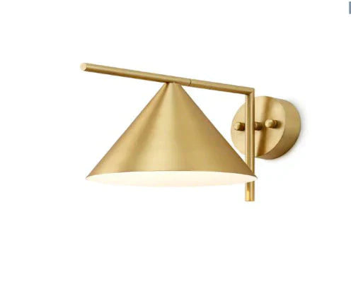 American Style All Copper Wall Lamp Postmodern Bedroom Bedside Stair Simple Corridor Living Room