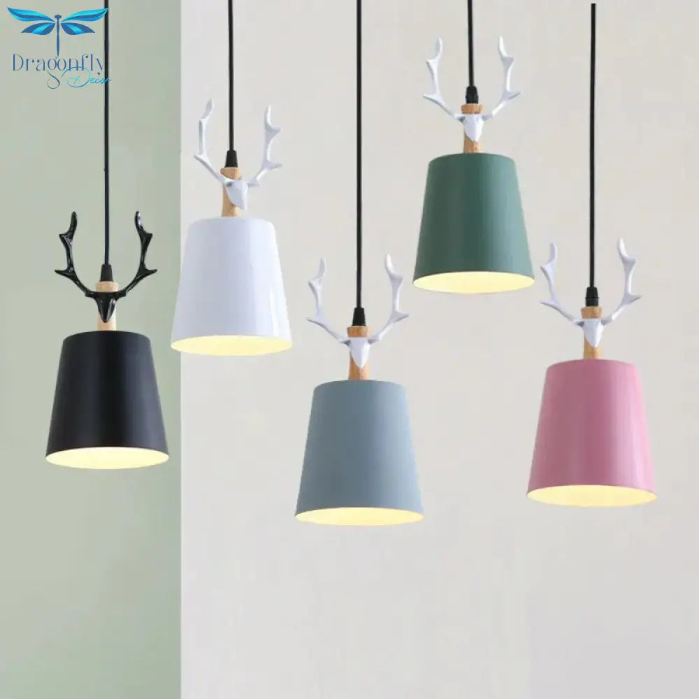 Antler Dining Room Pendant Light Simple Single Head Fashionable Personality Bar Bedside Led