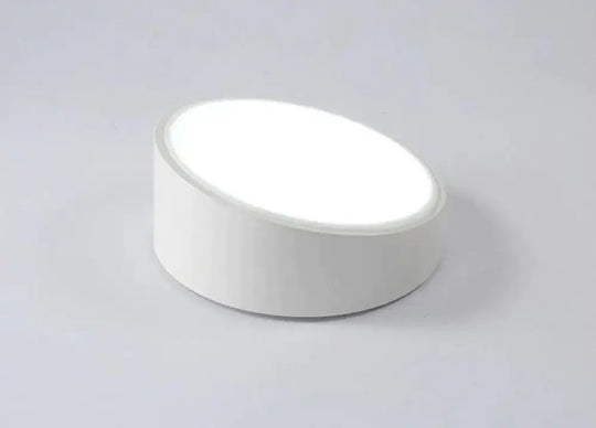 Ayla - Modern Minimalist Led Ceiling Lamp For Living Room And Bedroom Warm Light / 25 Cm White